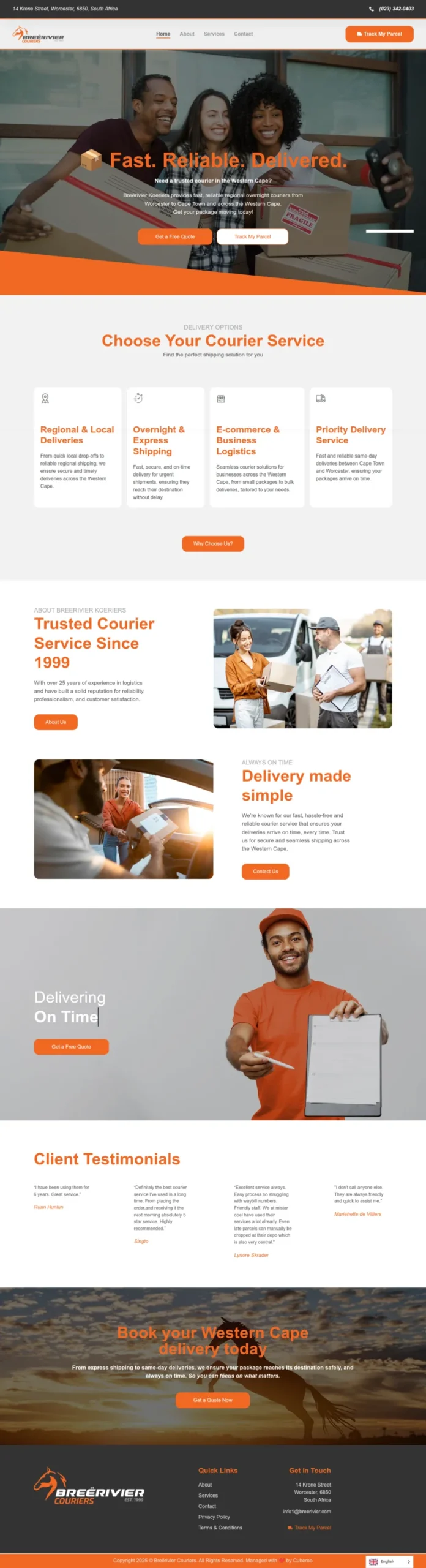 Breë Rivier Couriers