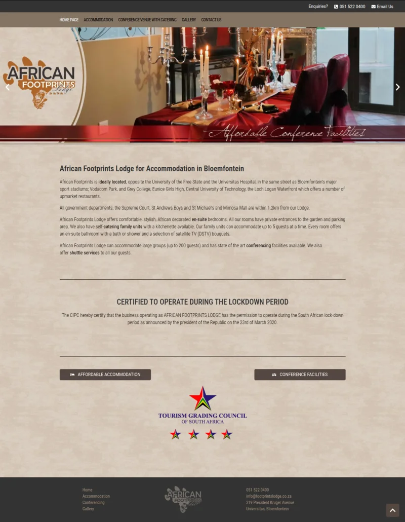 African Footprints Lodge